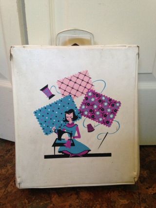 Vintage White Barbie Doll Clothing Accessories Box Carry Carrying Case Hasbro
