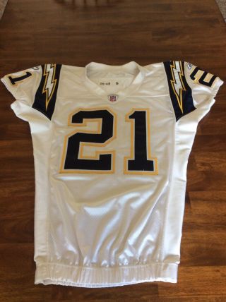 Ladainian Tomlinson Game Issued Worn 2006 Chargers Road Jersey 2006 Nfl Mvp