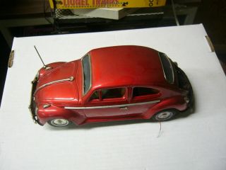 Vintage Volkswagen Vw Beetle Tin Made In Japan Toy Car Parts Only Look