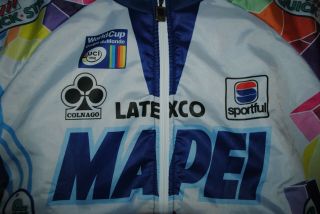 MAPEI QUICKSTEP PRO TEAM JACKET SPORTFUL XL LATEXCO COLNAGO VINTAGE 1998 RARE 2