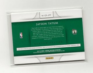 2017 - 18 Panini National Treasures Jayson Tatum Rookie Patch Auto Celtics /99 2