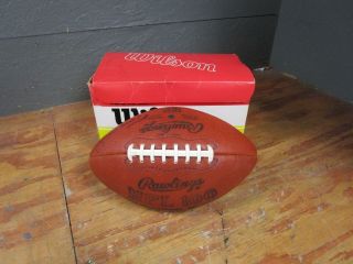Vintage Rawlings Nfl 100 Officially Licensed Football With Box