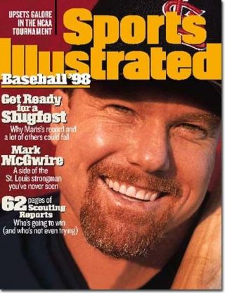 March 23,  1998 Mark Mcgwire St.  Louis Cardinals Sports Illustrated