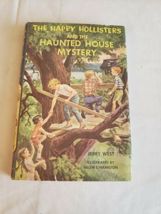 1st Ed Book Happy Hollisters And The Haunted House Mystery Jerry West 1962 Hbdj
