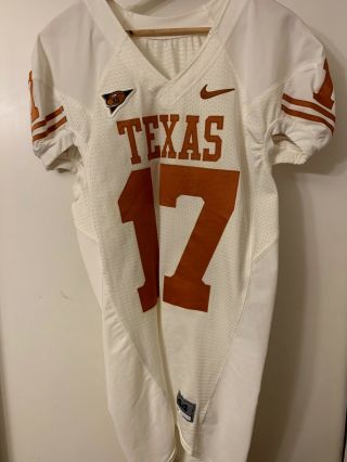 Nike Authentic Team Issued Texas Longhorns Game Worn Jersey Size 44