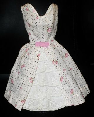 Vintage Barbie Dress " Garden Party " 931 1962 - 1963