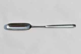 Antique 18 Century Sterling Silver Bone Marrow Scoop Spoon
