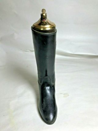 Vintage Motorcycle Riding Leather Boot Table Lighter Loyal Salesman Sample (A001) 2