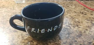 Friends Tv Show Black Oversized Coffee Tea Soup Mug Ceramic Vintage