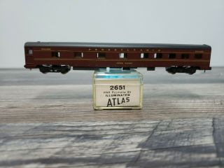 Vintage Atlas 85’ Pennsylvania Prr Roomette Passenger Car 2651