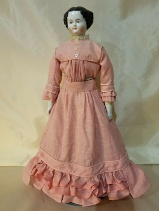 18.  5 " Vintage Repaired Head China Doll From 1800 
