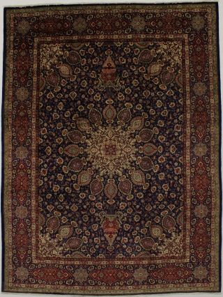 Vintage Classic Floral Design 10x13 Rare Rug Oriental Home Decor Carpet