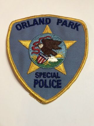 Vintage Orland Park Illinois Police Department Special Police Patch