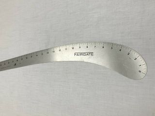 Vintage Fairgate 24 " Aluminum Vary Form Curve Ruler Very Form 12 - 124 Usa