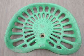 Antique Milwaukee Cast Iron Tractor Implement Seat