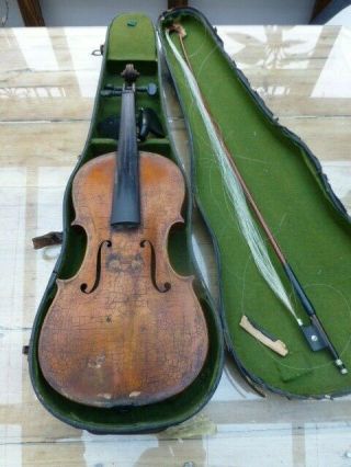 Violin Antique Italian Giuseppe Modaudo 1923 Full Size Old Catania Old Vintage