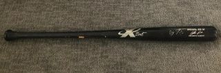Edwin Encarnacion Game Bat Autograph - Reds Indians Blue Jays Yankees