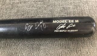 Edwin Encarnacion Game Bat Autograph - Reds Indians Blue Jays Yankees 2