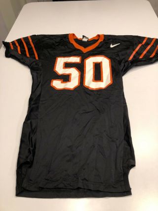 Game Worn Princeton Tigers Football Jersey Nike Size 46 50