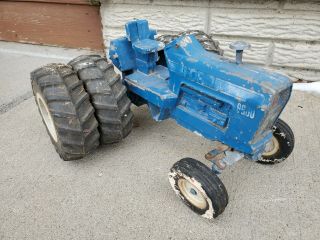 Vintage Ertl 1/12 Scale Die Cast Ford 9600 Toy Tractor Dual Wheels