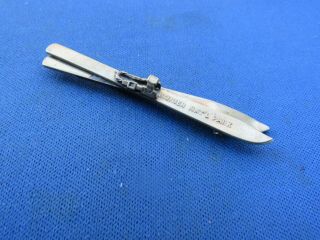 Vintage Sterling Silver Rainer National Park Two Skis Pin