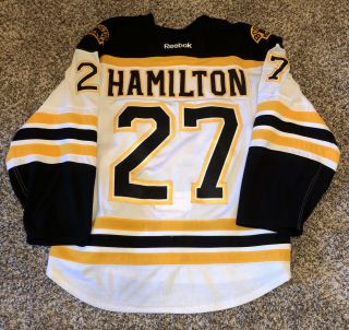 Dougie Hamilton Boston Bruins Game Worn Jersey