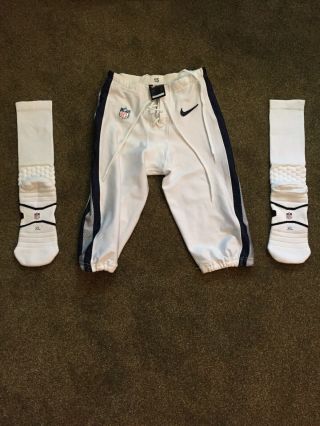 2016 Dallas Cowboys Color Rush Orlando Scandrick Worn Nike Pants W/ Socks