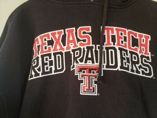 Texas Tech University Adult Large (l) Sweatshirt Hoodie By J.  America