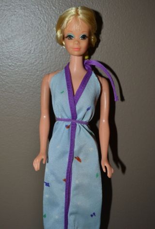 Vintage Barbie - Tnt Pj Doll In Halter Dress,  Braided Hair