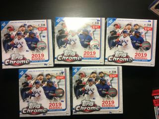 2019 Topps Chrome Update 5 Mega Boxes: Early Release Ships Tomo