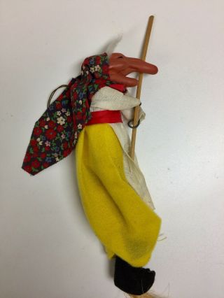 Vintage Long Nose Hanging Kitchen Witch Good Luck