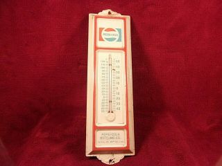 Vintage Pepsi - Cola Advertising Thermometer Flat River,  Mo.  Bottling Co.