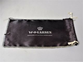 Vintage W O Larsen Of Denmark Satin Pipe Sock