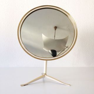 Xl Mid Century Modern Table Mirror | Side Table | Vereinigte WerkstÄtten Germany