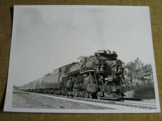 Old 8x10 Photo Chesapeake & Ohio Railroad Steam Locomotive 485 Williamsburg 48