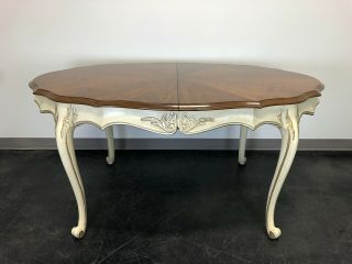 French Country Walnut Dining Farmhouse Table By White Of Mebane
