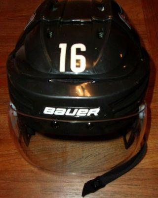 Arizona Coyotes Max Domi Game - Worn Bauer 16 Throwback Helmet (2015 - 17 Seasons)