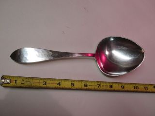 Porter Blanchard Sterling Silver Serving Spoon - Arts And Crafts Hand Hammered