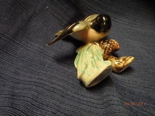 Vintage Goebel Bird Figurine On Branch W.  Germany