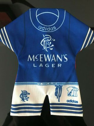 Glasgow Rangers Kit Pennant 1994/95 Rare Vintage