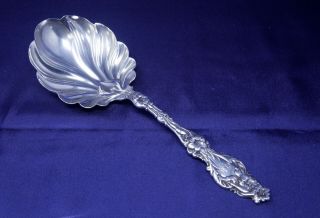 Whiting Lily Sterling Silver Large (9 ") Serving Spoon