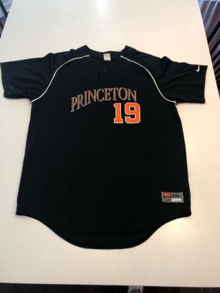 Game Worn Princeton Tigers Speedline Baseball Jersey Size 2xl 19