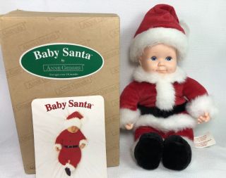 Anne Geddes Baby Santa Doll 9 " (1999)