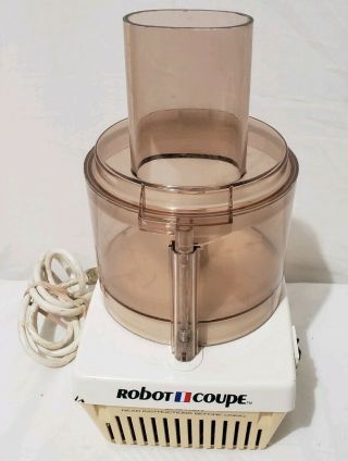 Vintage Robot Coupe Rc1a Food Processor Base & Bowl