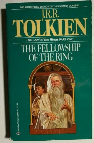 The Fellowship Of The Ring Lotr By J.  R.  R.  Tolkien Ballantine Pb