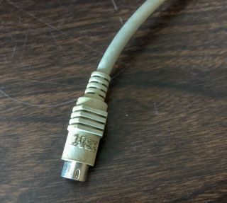 Vintage IBM Computer PC Model M Clicky Keyboard Cable SDL to PS/2 Cord Adapter 3