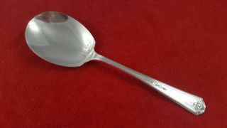 Vintage Silverplate Casserole Serving Spoon Queen Bess I By Oneida Tudor Plate