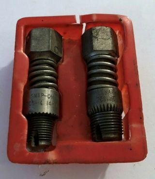 Vintage Snap - On Spark Plug Re - Thread Thread Chaser Tools Tcs14 & Tcs18 14mm 18mm