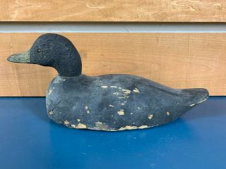 Antique Victor Animal Trap Company Wooden Duck Decoy Vintage Hunting Equipment 2