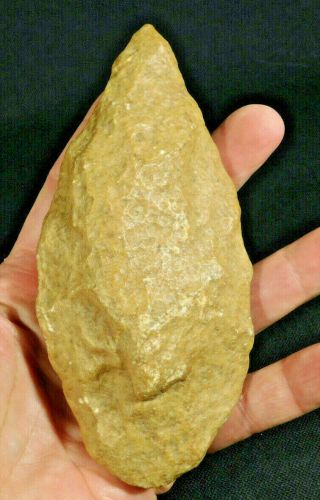 A One Million Year Old Early Stone Age Acheulean Hand Axe 329gr E